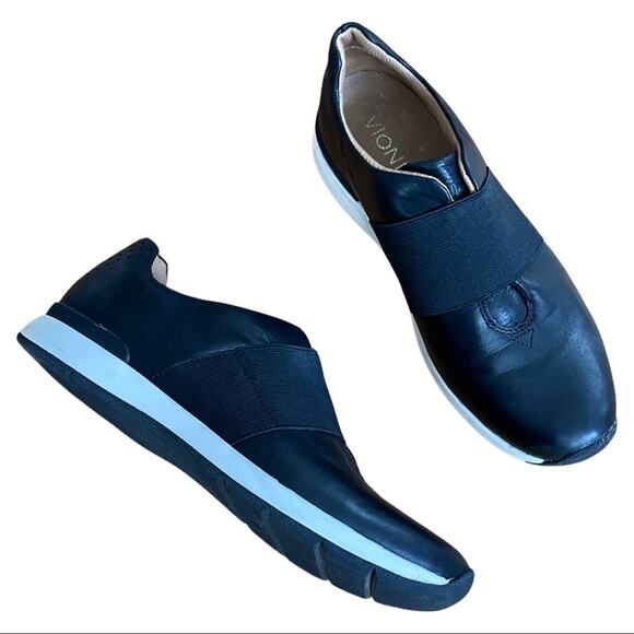 VIONIC CODIE sneakers black leather size 6.5 - Picture 10 of 11